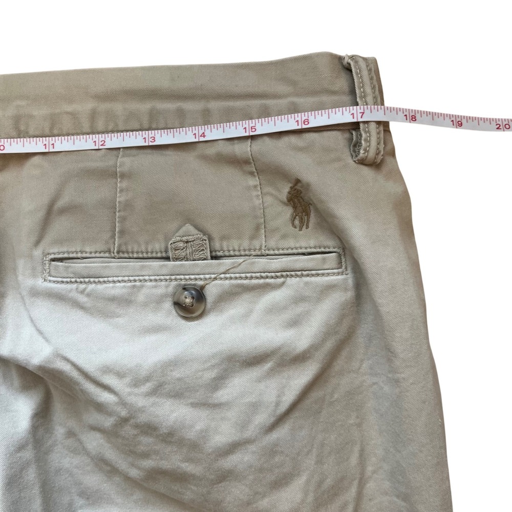 Polo Ralph Lauren Mens Stretch Straight Fit Chino Pants Tan Khaki 34x32 - Picture 6 of 9